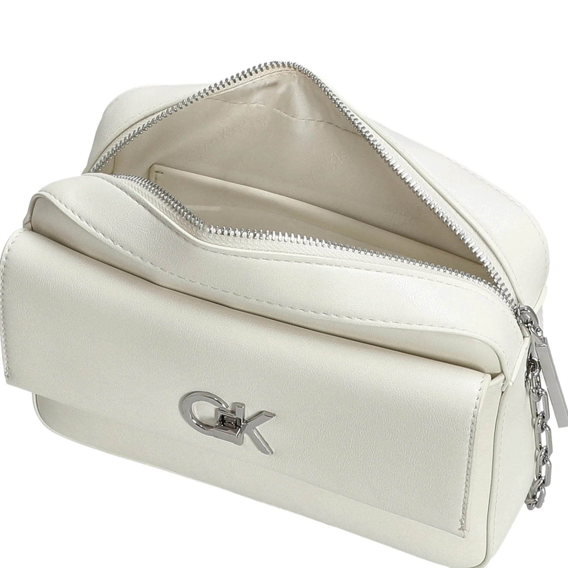 CK Re-Lock - Umhängetasche 22 cm (lily white)
