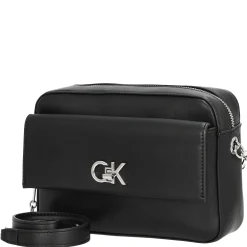 CK Re-Lock - Umhängetasche 22 cm (schwarz)