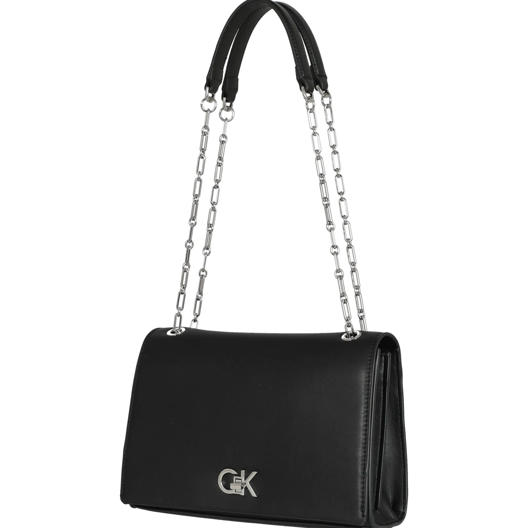 CK Re-Lock - Umhängetasche M 24 cm (schwarz)