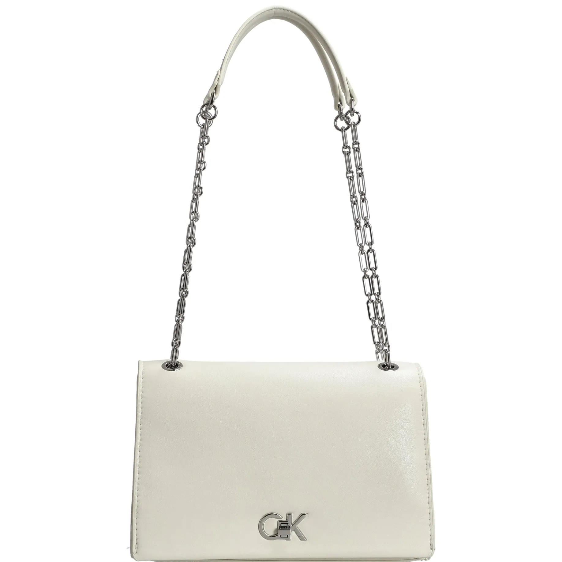 CK Re-Lock - Umhängetasche M 24 cm (lily white)
