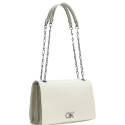 CK Re-Lock - Umhängetasche M 24 cm (lily white)