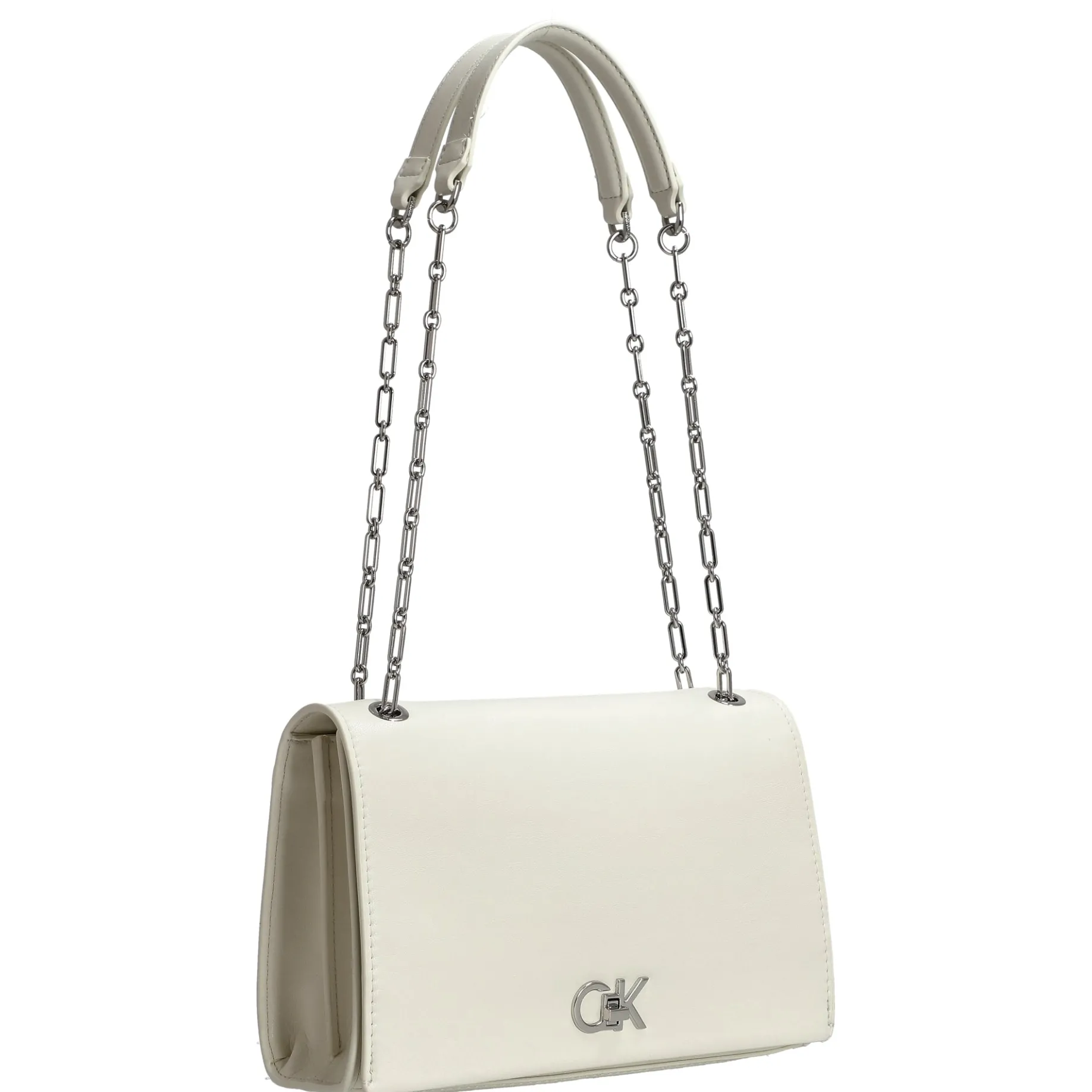 CK Re-Lock - Umhängetasche M 24 cm (lily white)