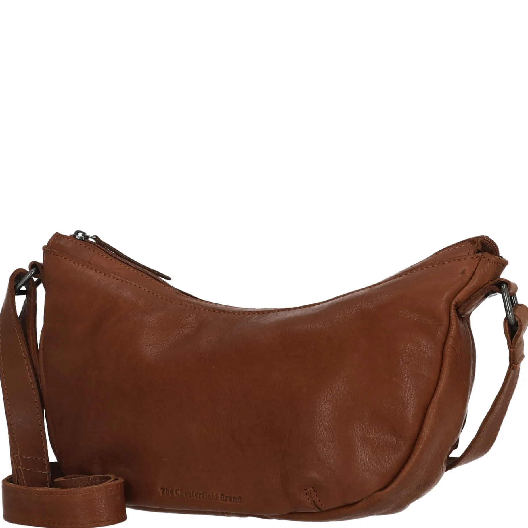 Clarita - Umhängetasche 35 cm (cognac)