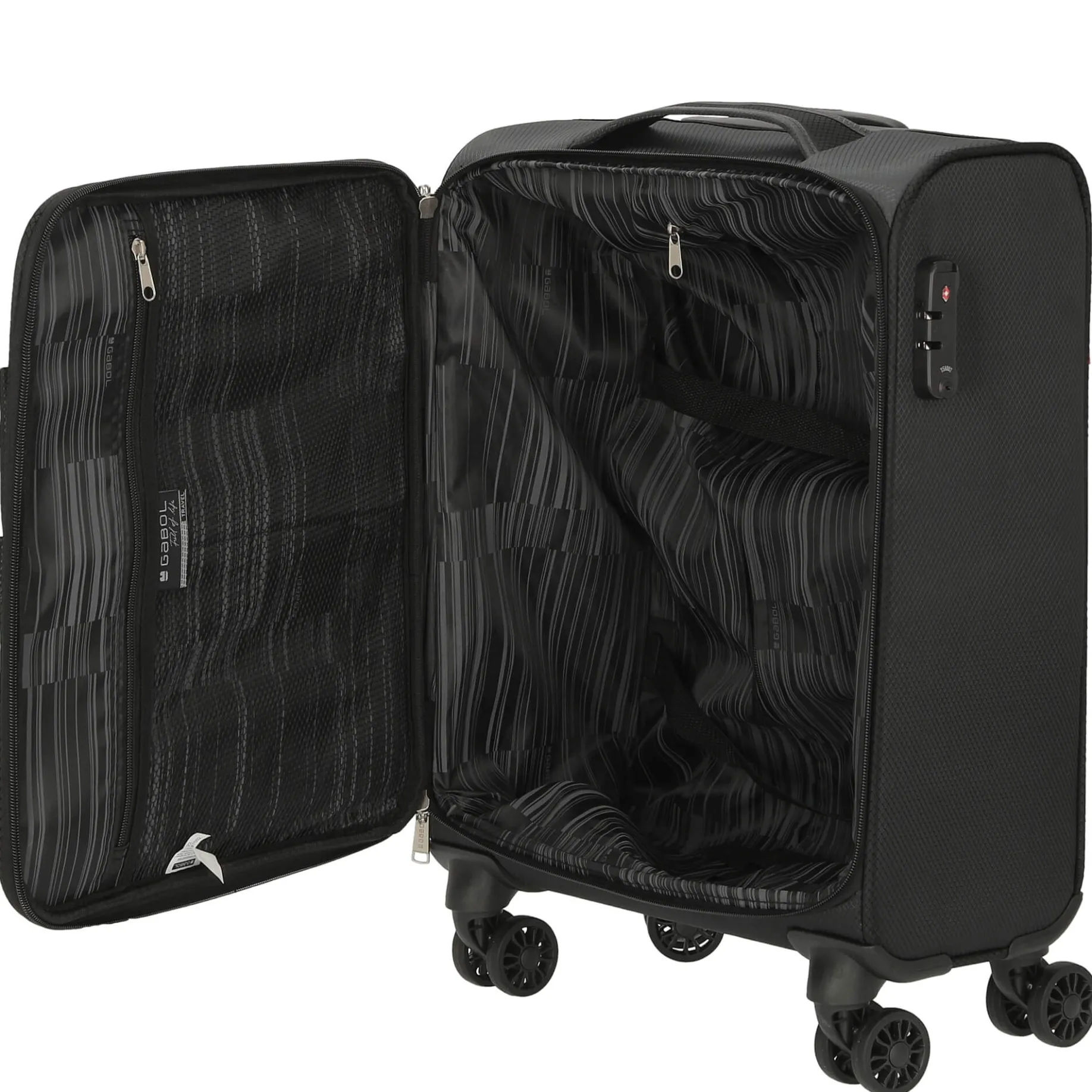 Cloud - 4-Rollen-Kabinentrolley 55 cm (black)