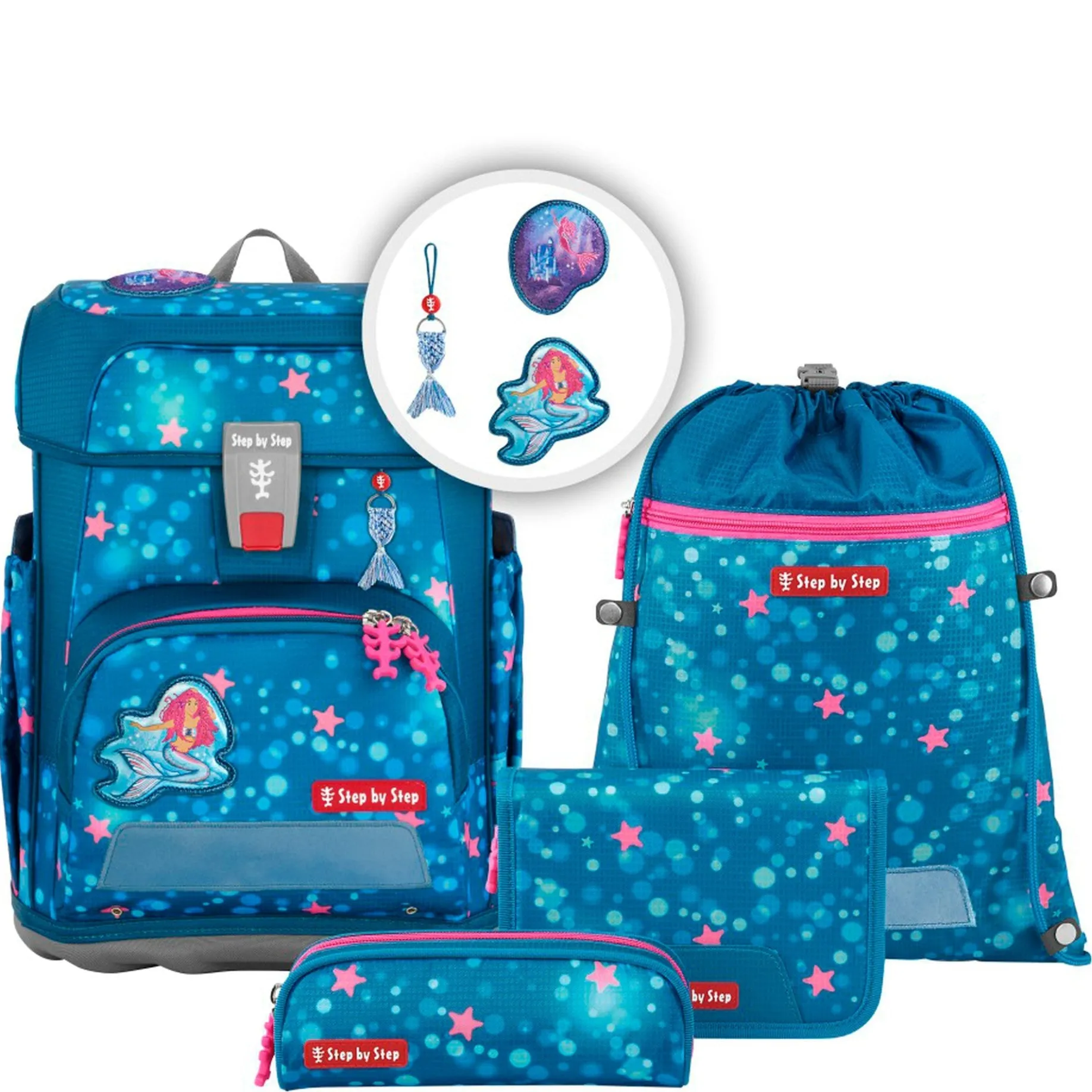 Cloud - Schulranzen Set 5tlg. (Mermaid Lola)