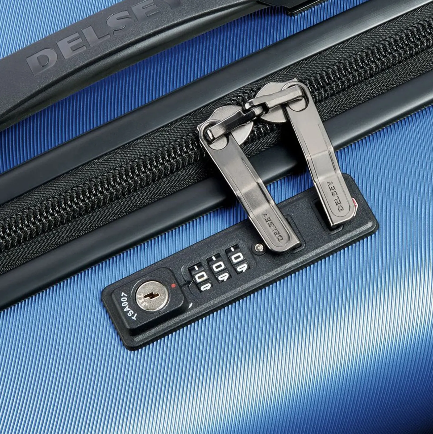 Comete Plus Slim Line - 4-Rollen-Kabinentrolley 55 cm (hellblau)