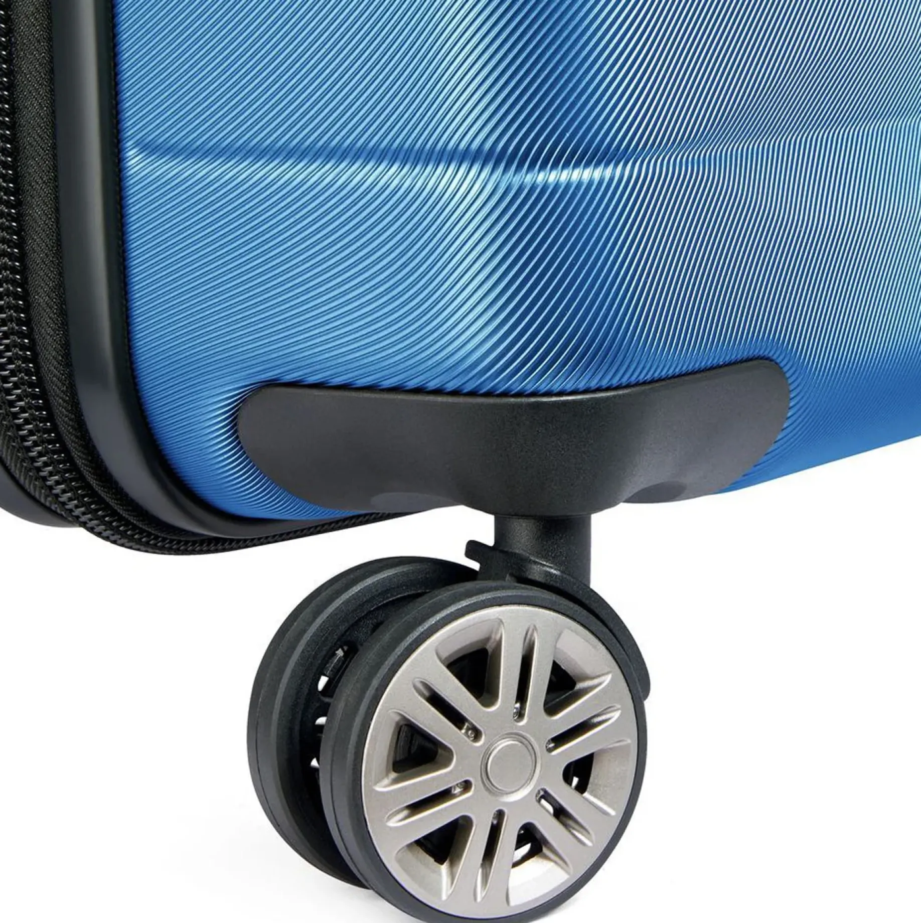 Comete Plus Slim Line - 4-Rollen-Kabinentrolley 55 cm (hellblau)
