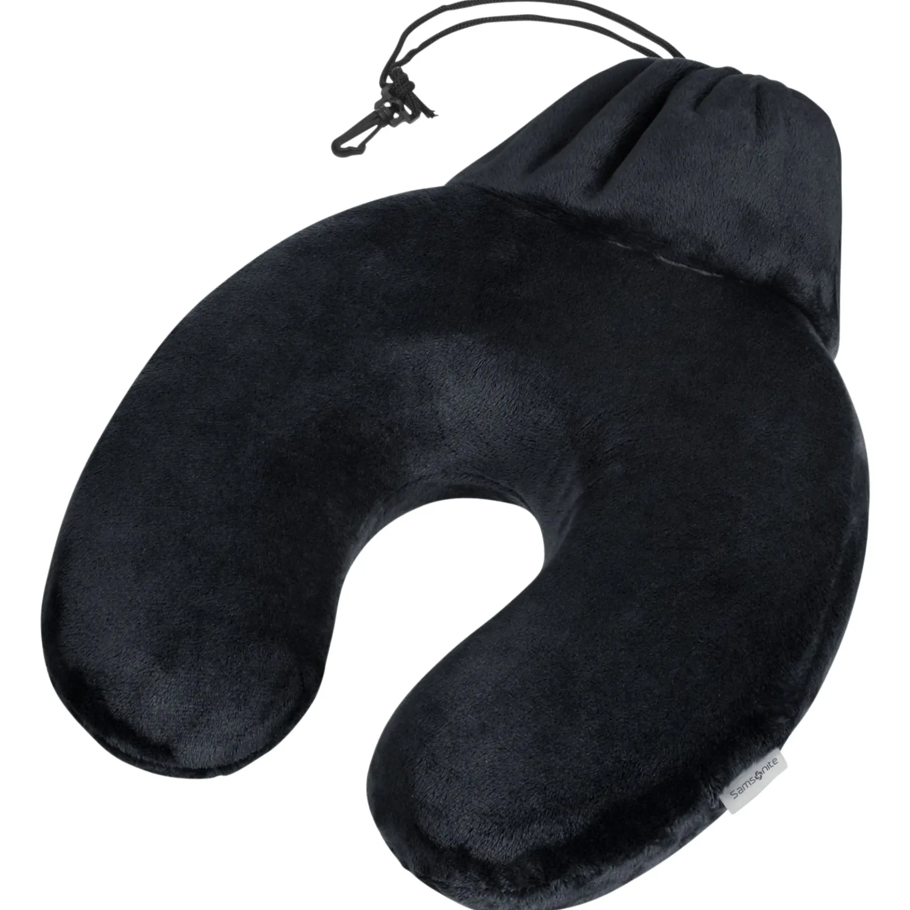 Comfort Travelling Memory Foam Pillow + Pouch - Nackenkissen (schwarz)