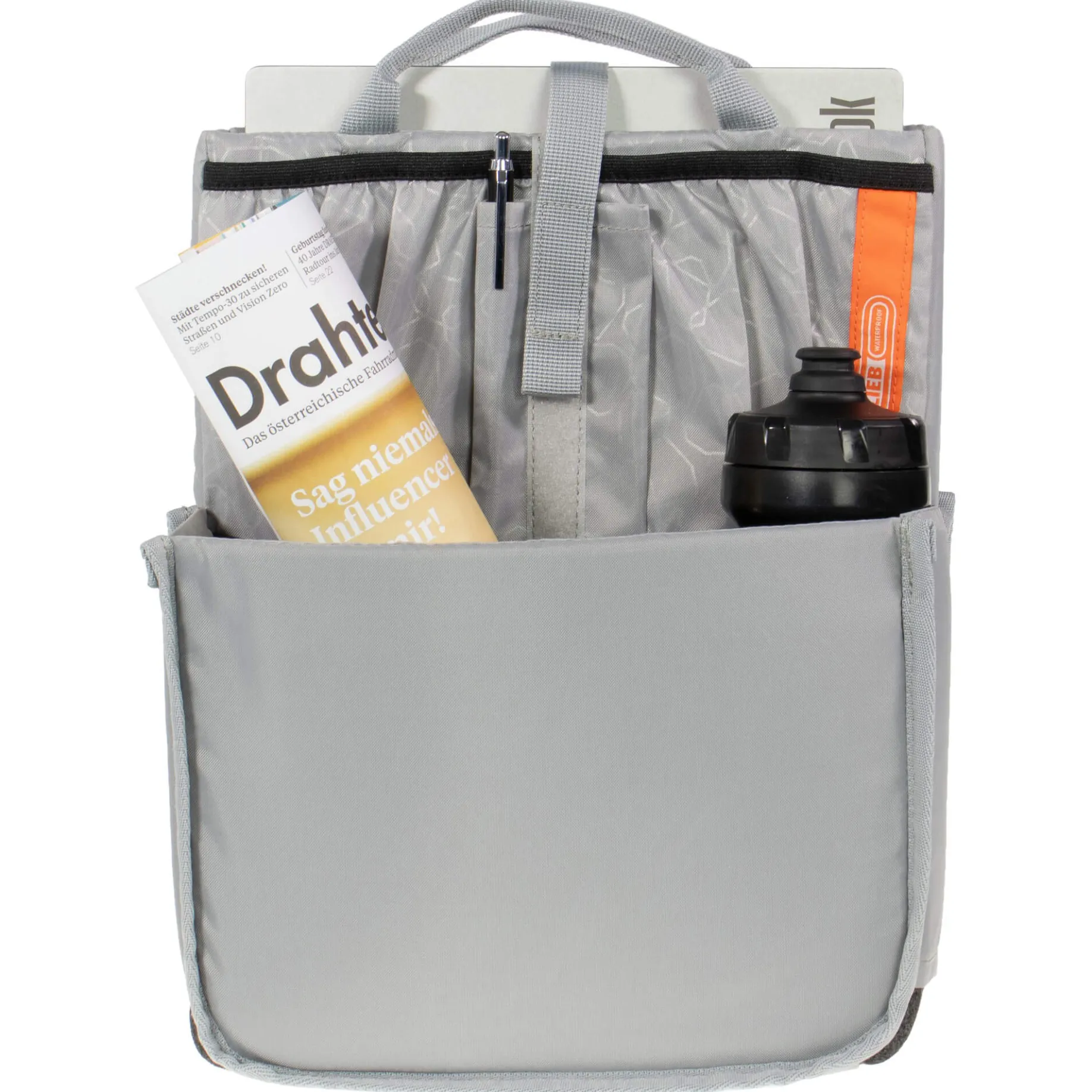Commuter Insert for Panniers - Fahrradtasche S 32 cm (grey)
