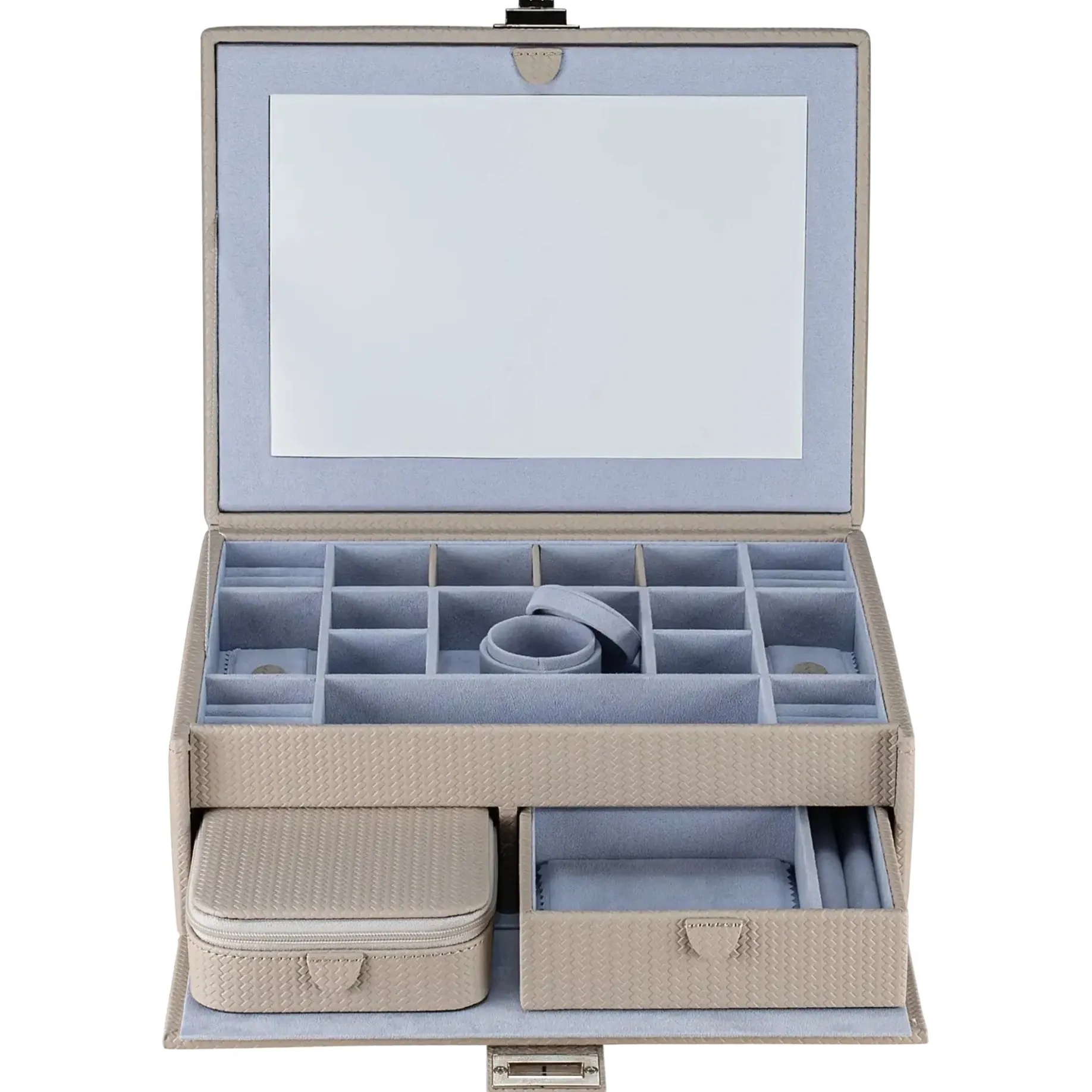 Corbello - Schmuckkoffer L 28 cm (taupe)