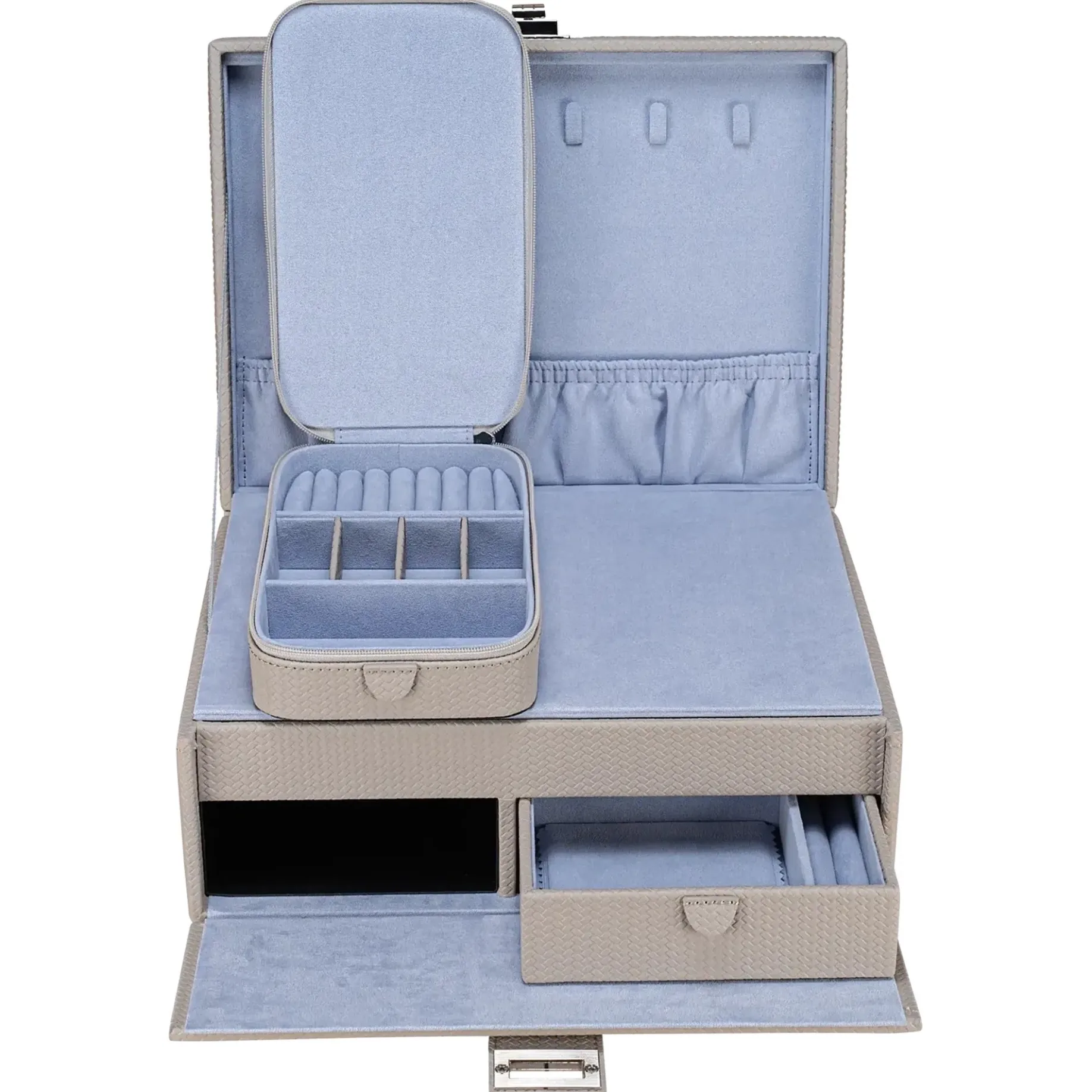 Corbello - Schmuckkoffer L 28 cm (taupe)