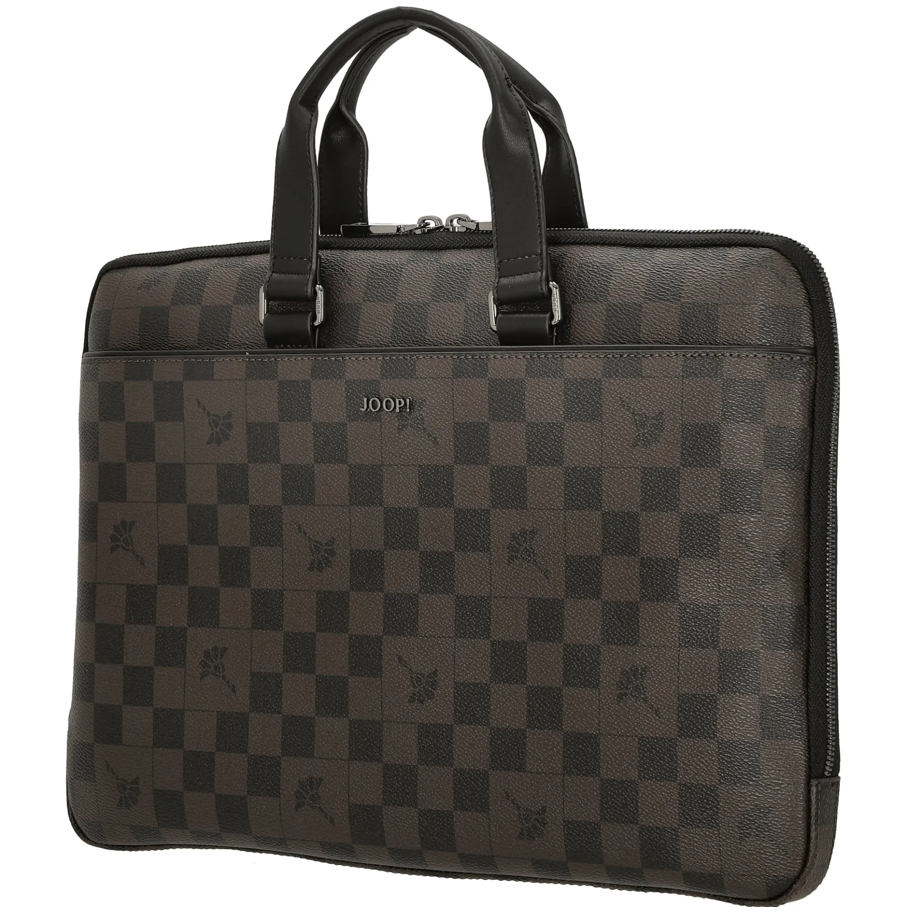 Cortina Piazza Janus - Aktentasche 14" 38 cm (seal brown)