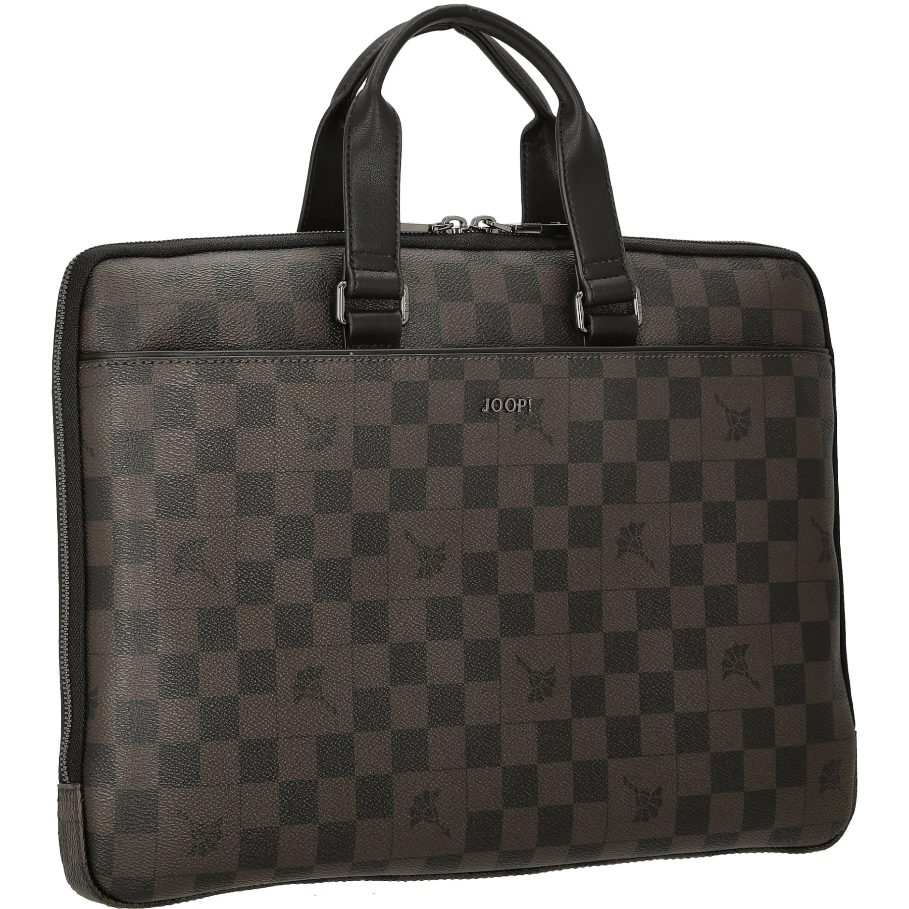 Cortina Piazza Janus - Aktentasche 14" 38 cm (seal brown)