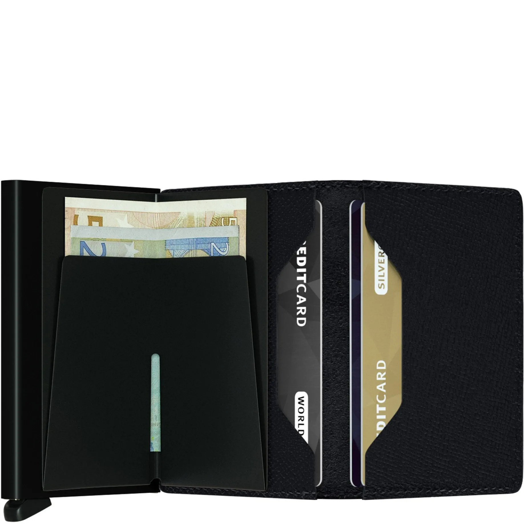 Crisple Slimwallet - Geldbörse RFID 6.8 cm (black)