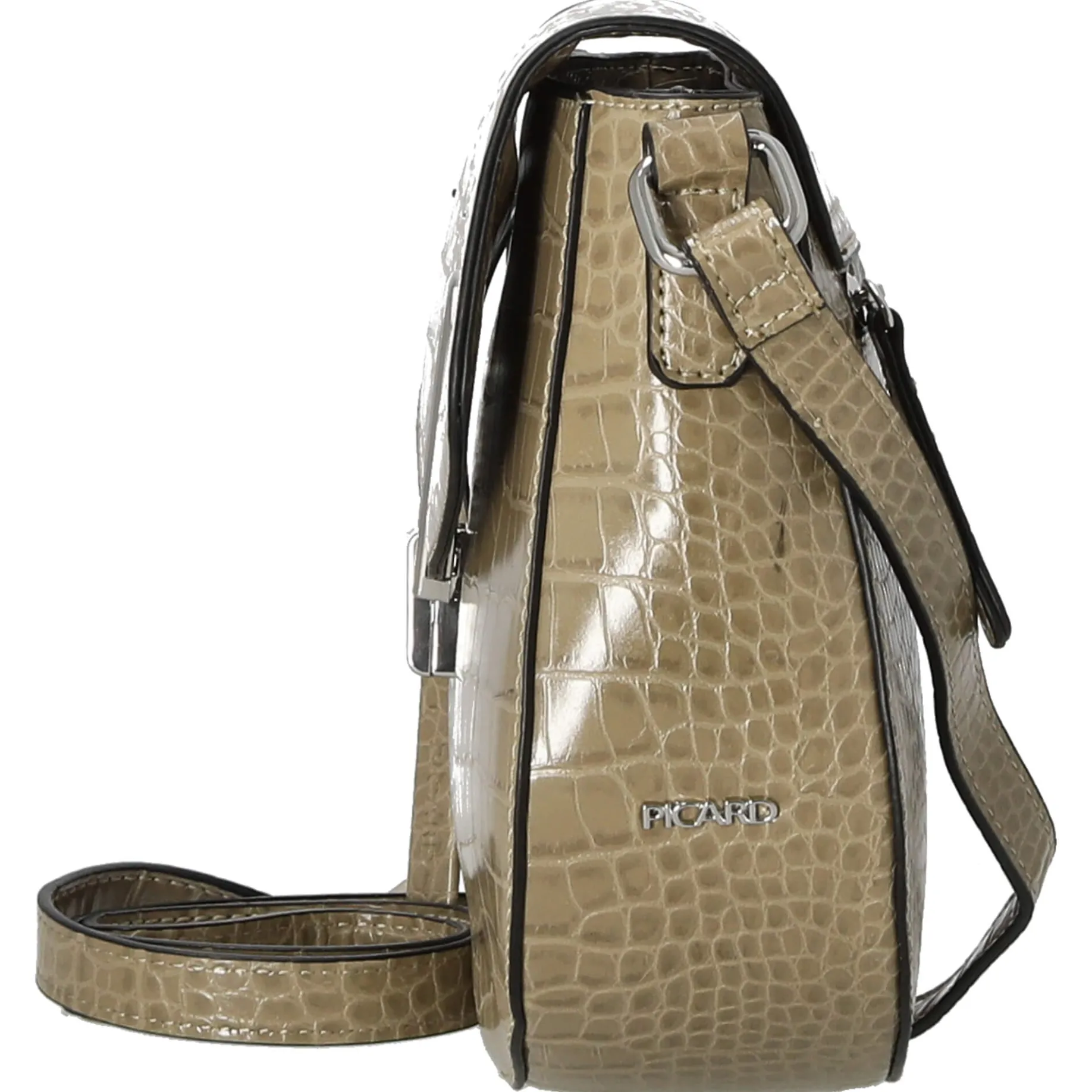 Croco - Handtasche 24 cm Synthetik (cactus)