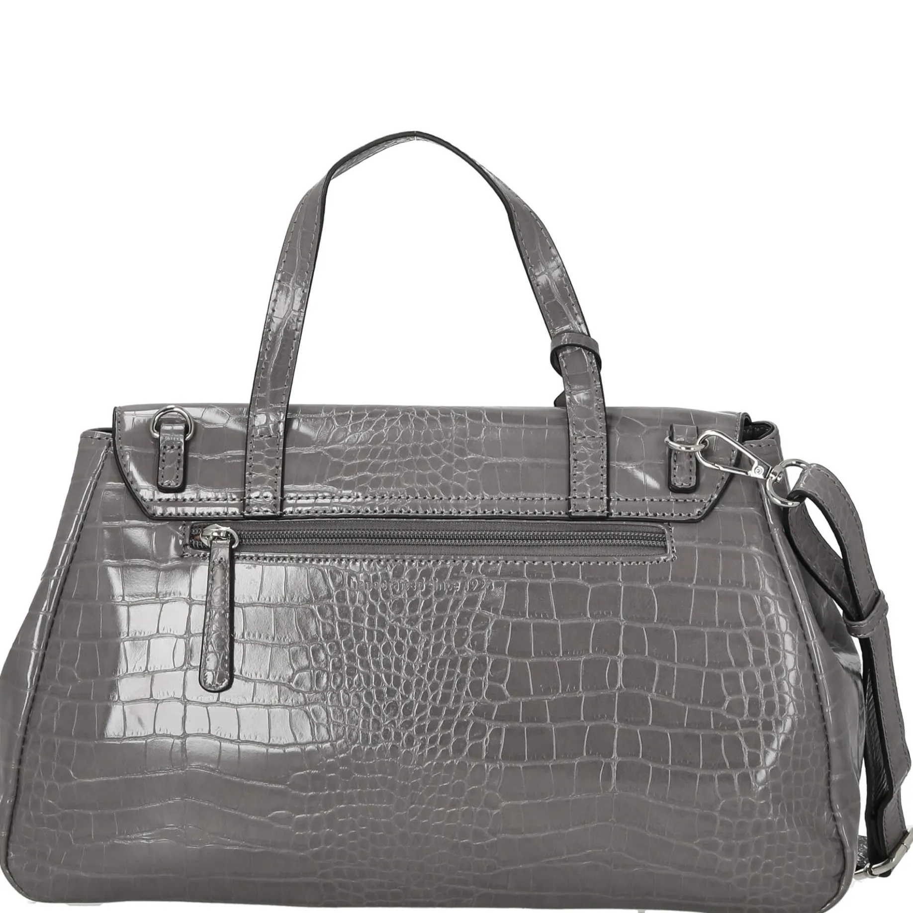 Croco - Handtasche 37 cm Synthetik (gravel)