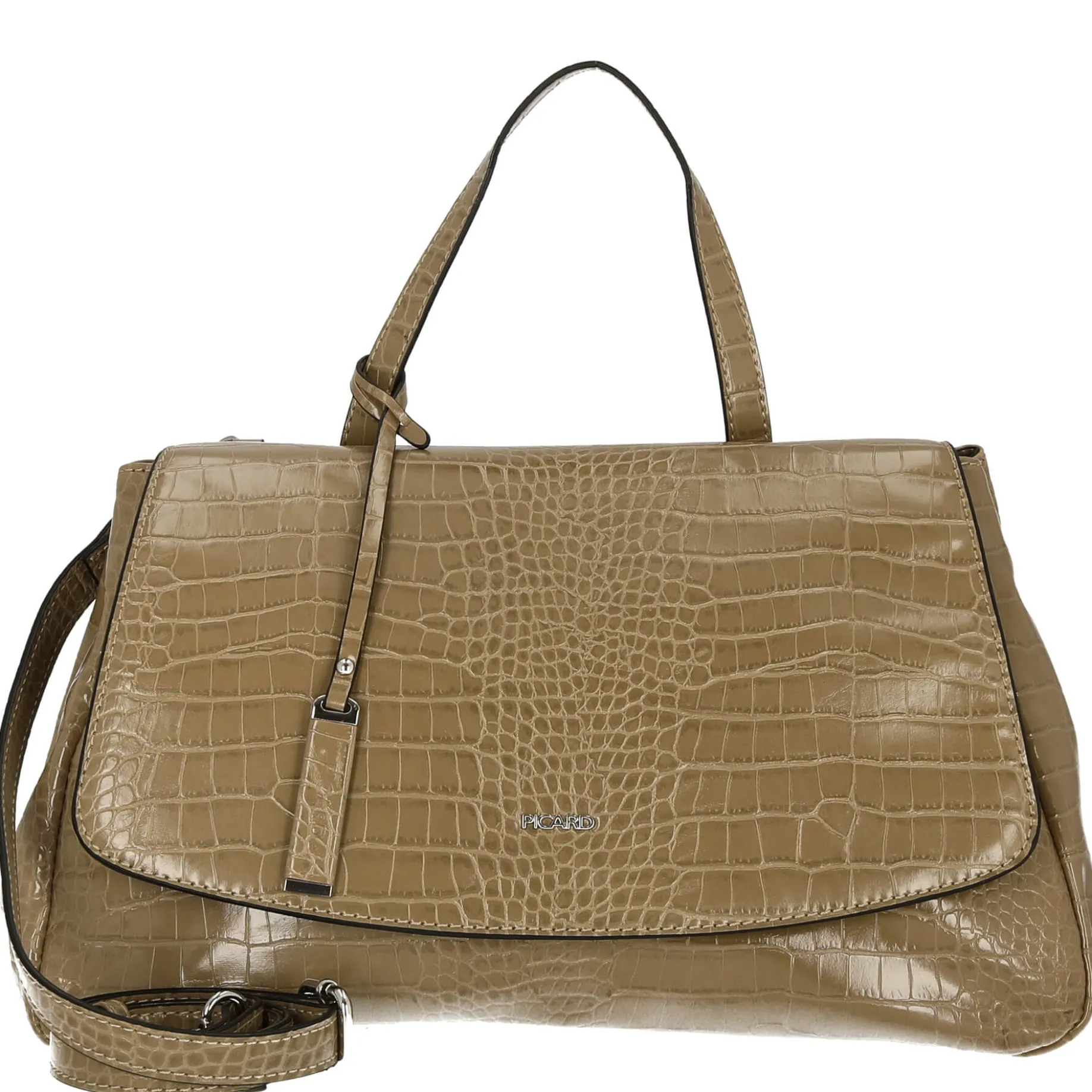 Croco - Handtasche 37 cm Synthetik (cactus)