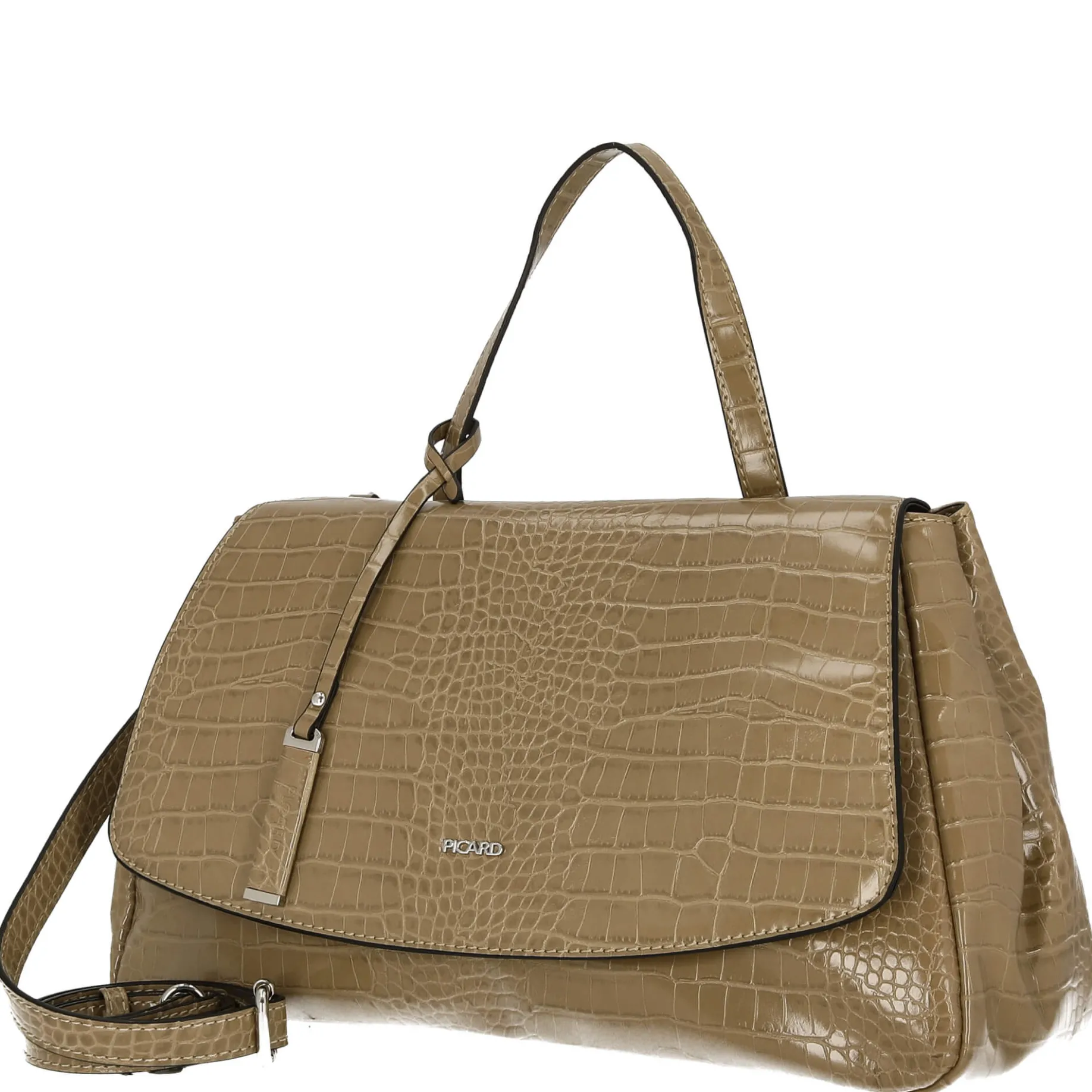Croco - Handtasche 37 cm Synthetik (cactus)
