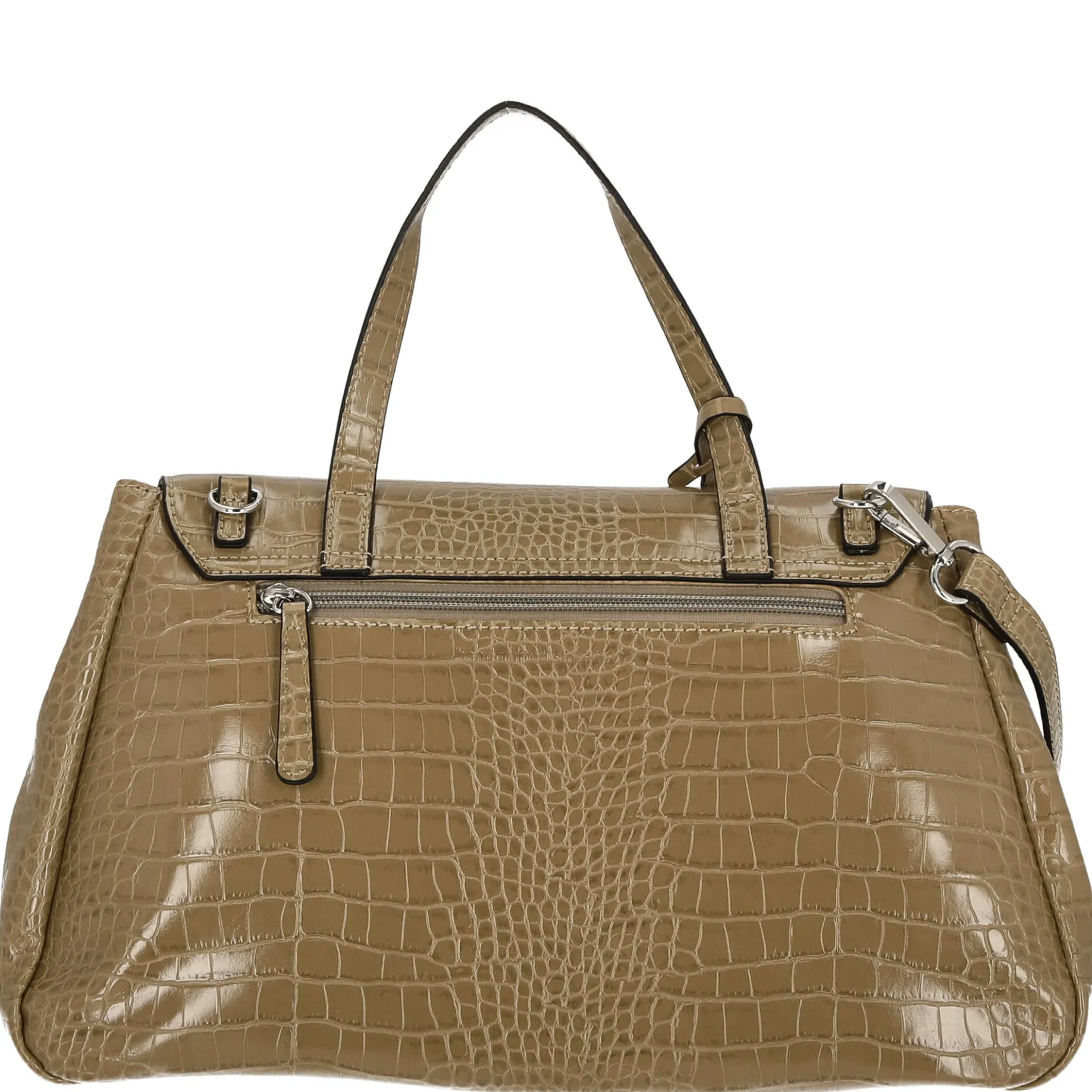Croco - Handtasche 37 cm Synthetik (cactus)