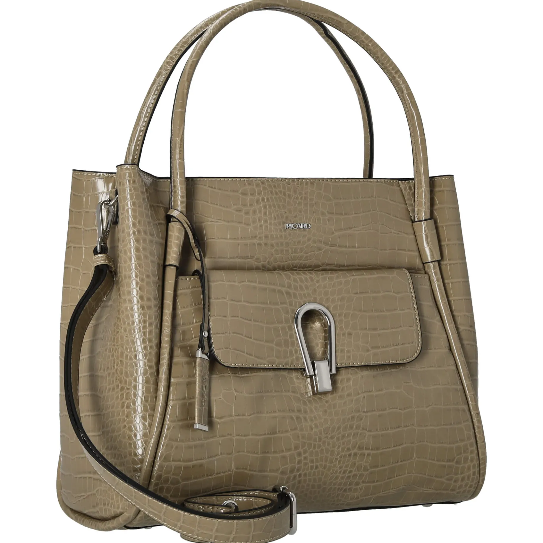 Croco - Henkeltasche 36 cm Synthetik (cactus)