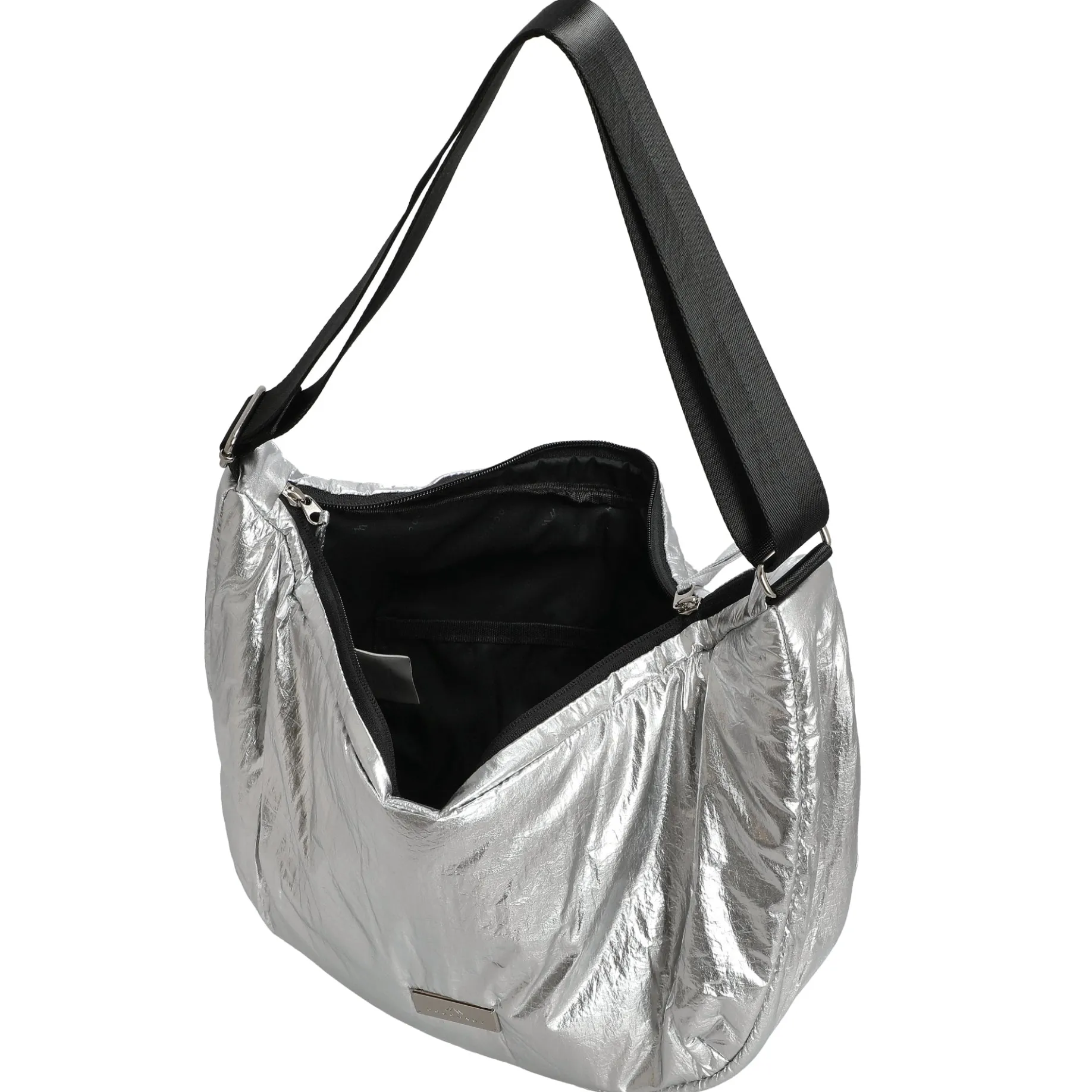 Croissant Softies - Umhängetasche 44 cm (silver)