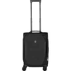 Crosslight Frequent Flyer Softside - 4-Rollen-Kabinentrolley 55 cm erw. (black)