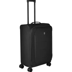 Crosslight Softside - 4-Rollen-Trolley M 68 cm erw. (black)