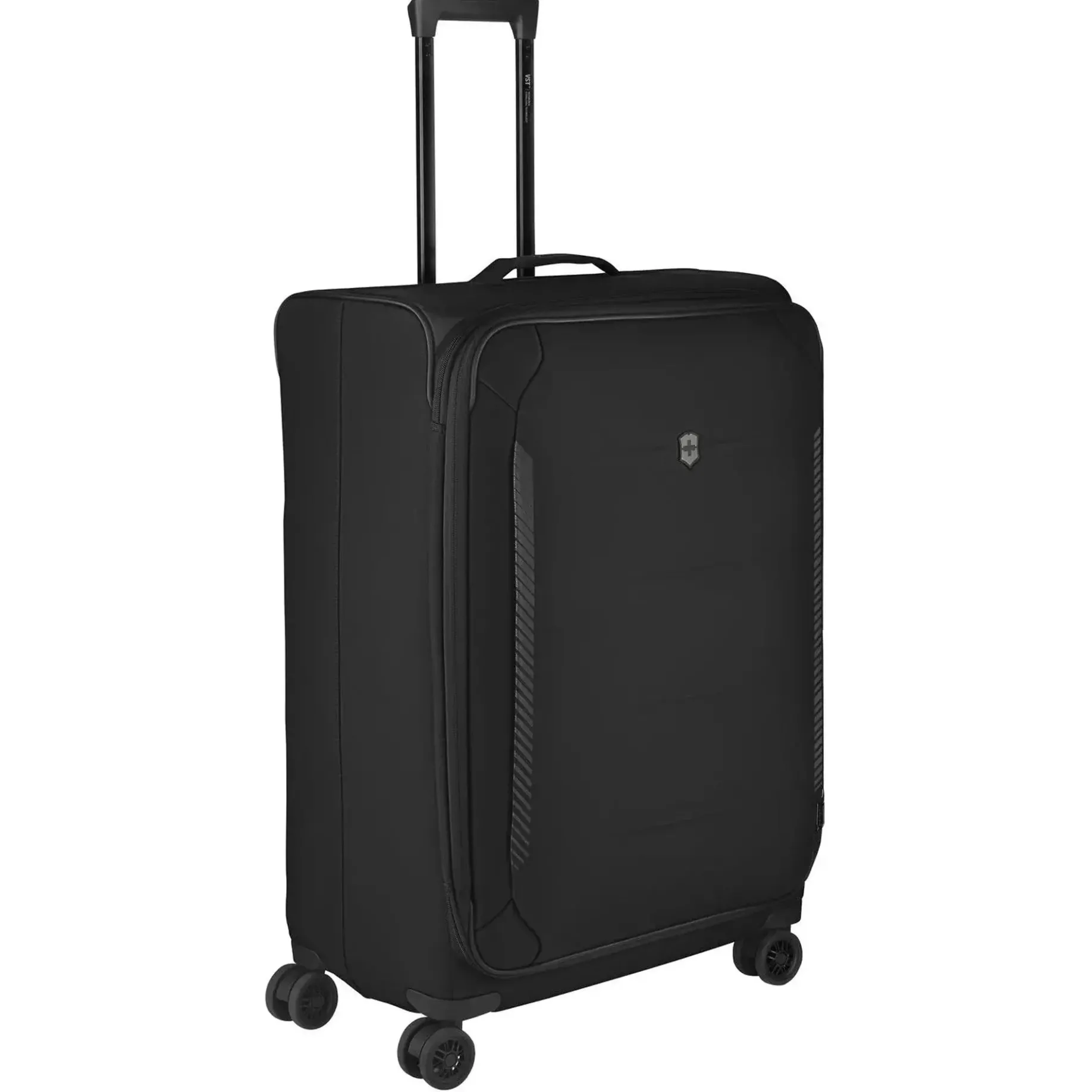 Crosslight Softside - 4-Rollen-Trolley L 76 cm erw. (black)