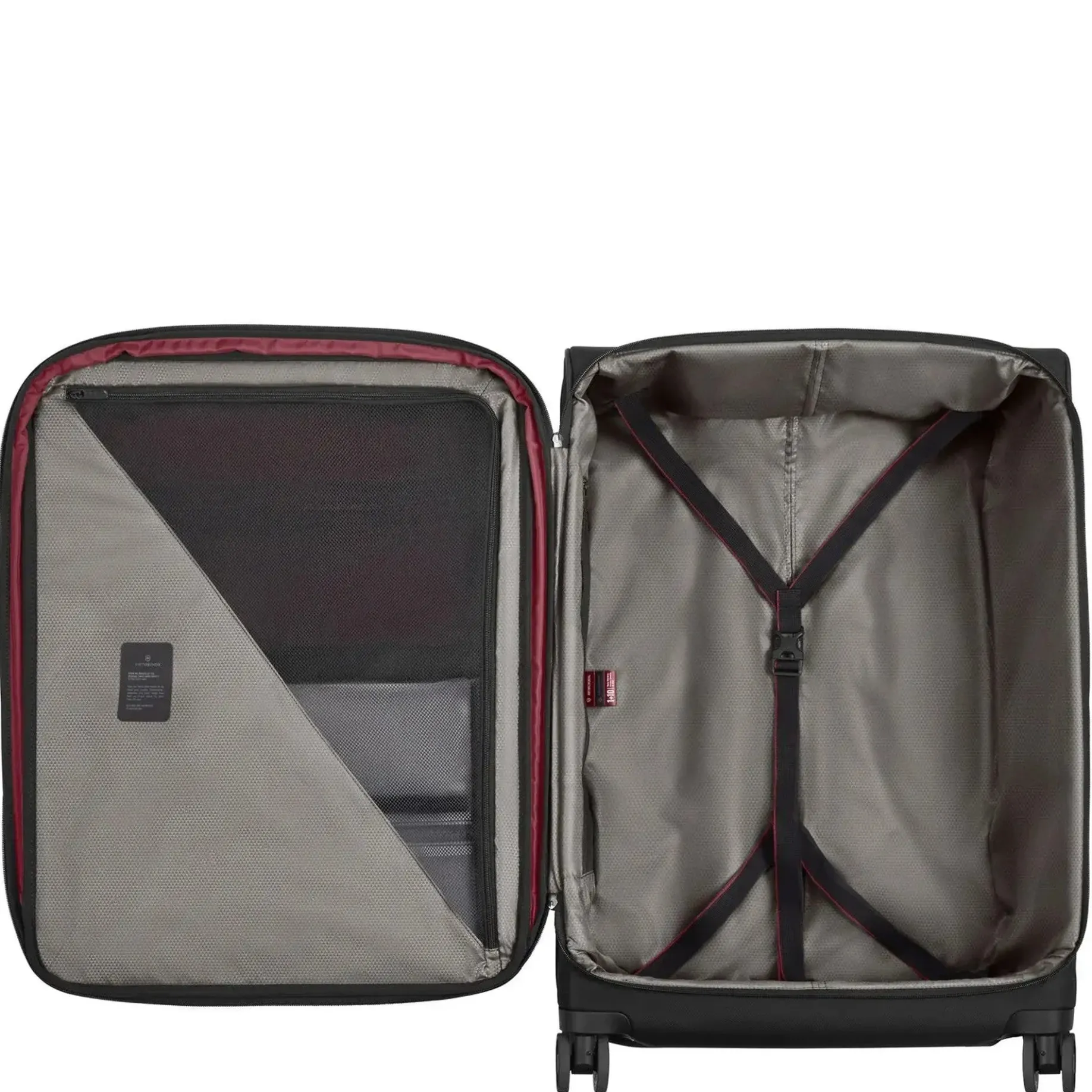 Crosslight Softside - 4-Rollen-Trolley L 76 cm erw. (black)