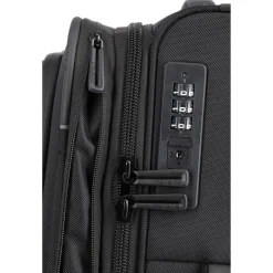Crosslite - 2-Rollen-Kabinentrolley S 54 cm erw. (black)