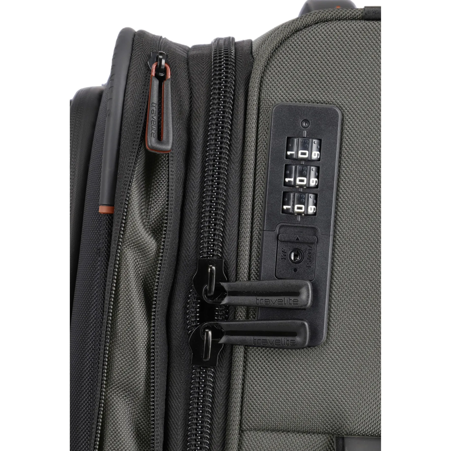 Crosslite - 2-Rollen-Kabinentrolley S 54 cm erw. (olive)