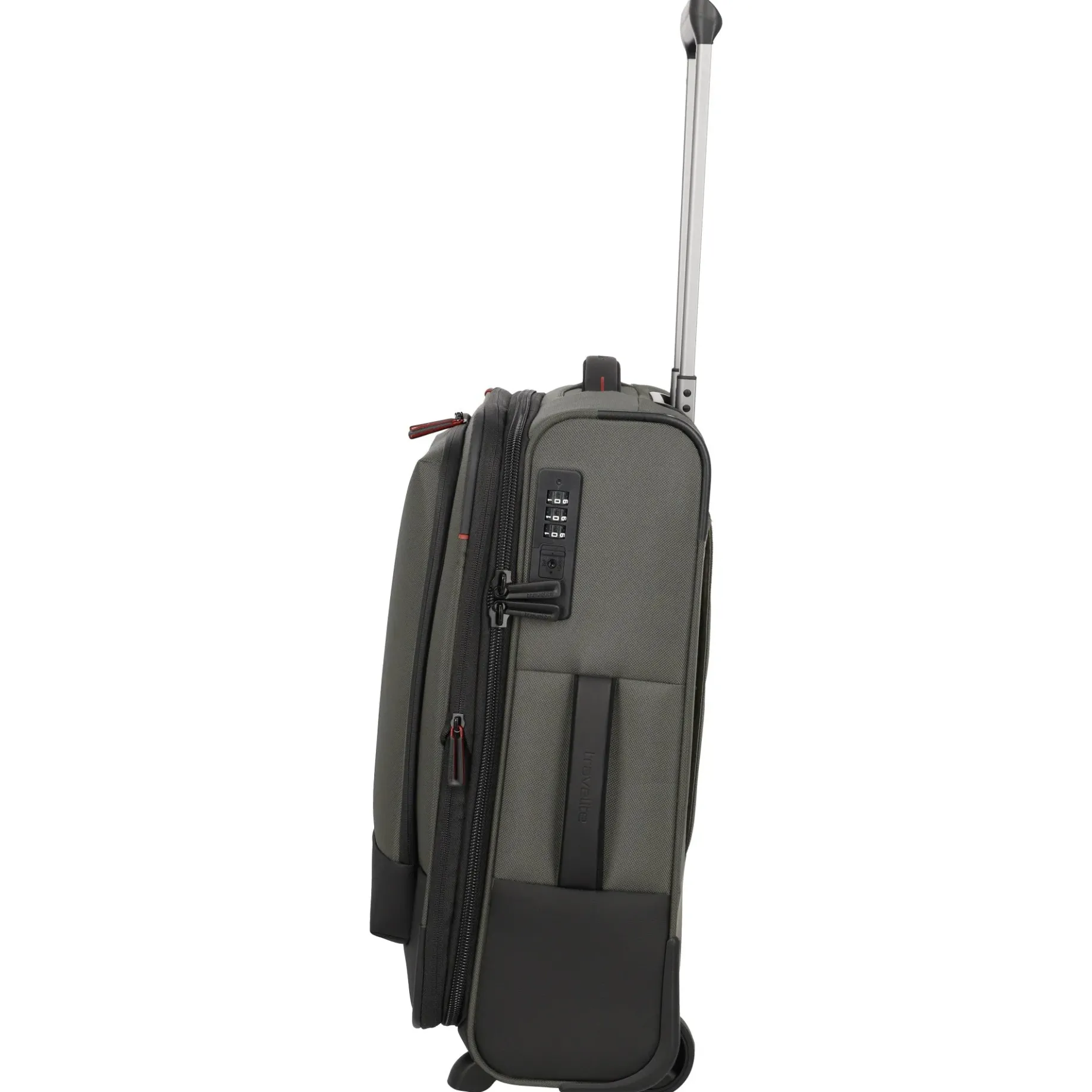 Crosslite - 2-Rollen-Kabinentrolley S 54 cm erw. (olive)