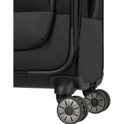 Crosslite - 4-Rollen-Kabinentrolley S 55 cm erw. (schwarz)