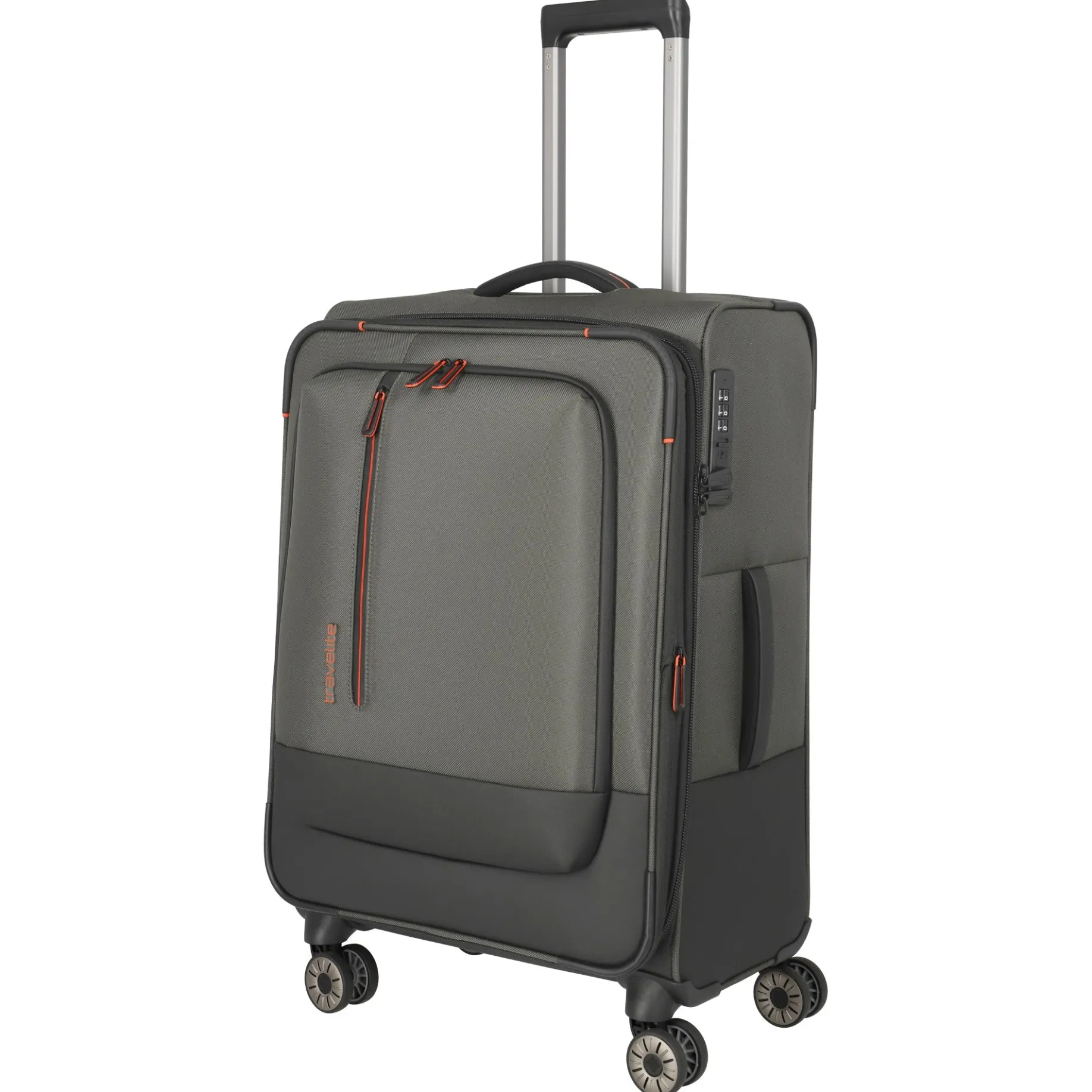 Crosslite - 4-Rollen-Trolley M 66 cm erw. (oliv)