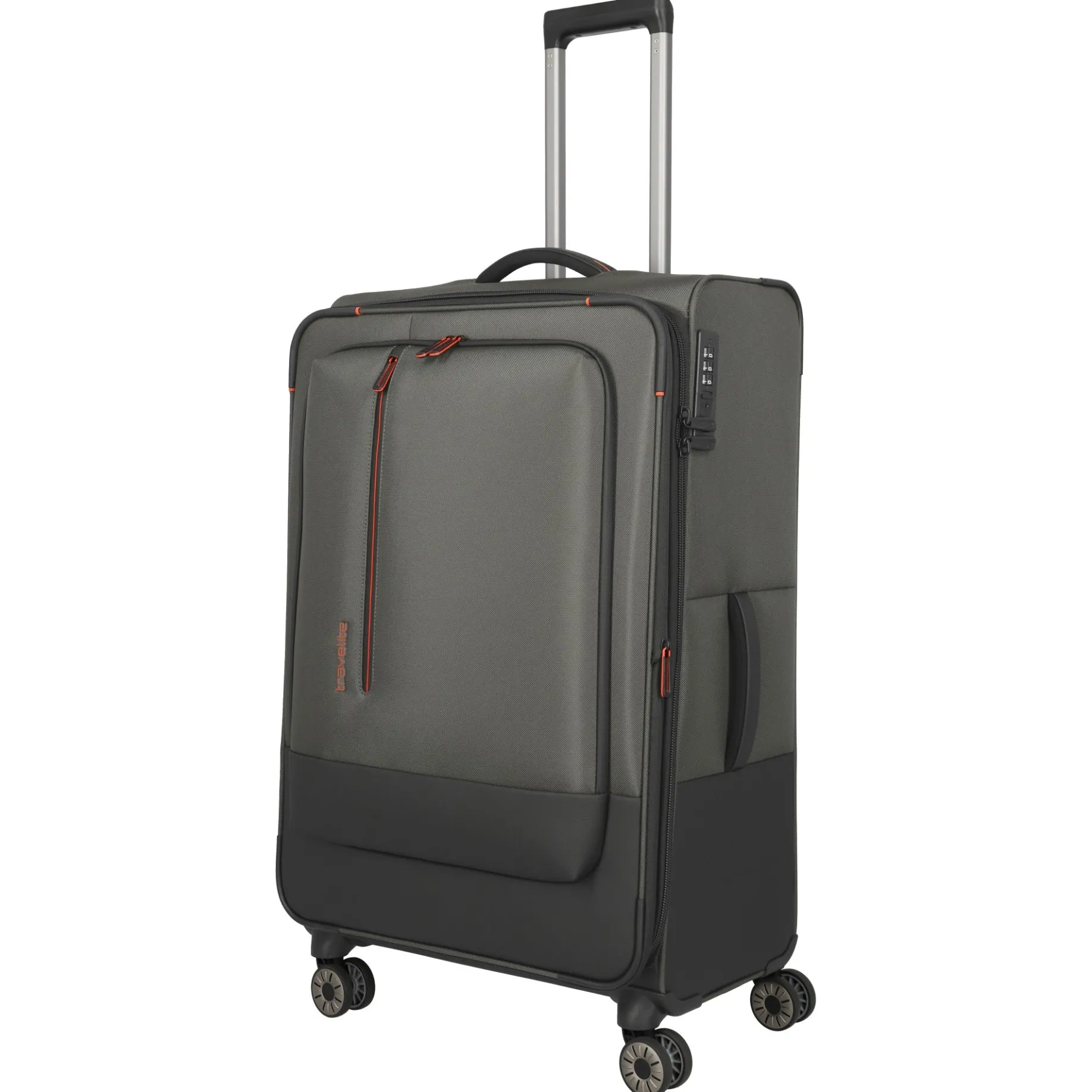 Crosslite - 4-Rollen-Trolley L 77 cm erw. (oliv)