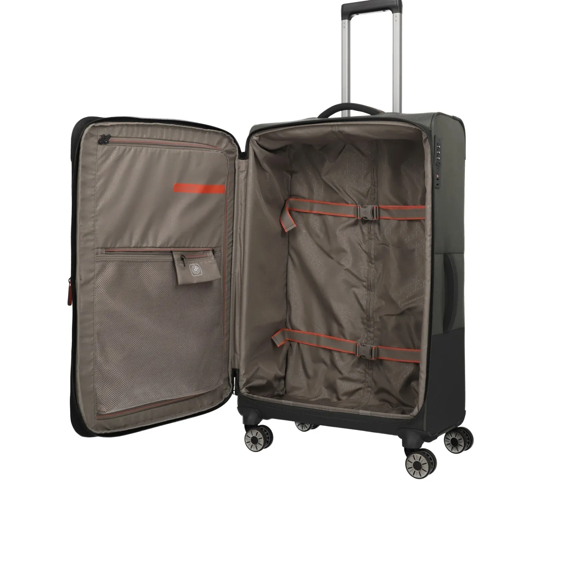 Crosslite - 4-Rollen-Trolley L 77 cm erw. (oliv)