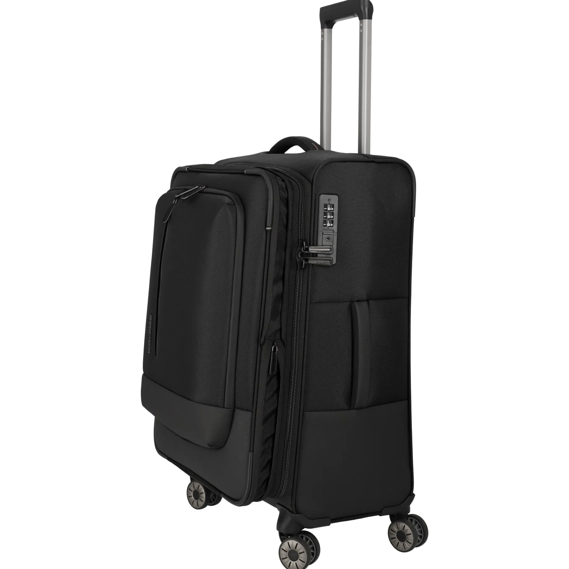 Crosslite - 4-Rollen-Trolley M 66 cm erw. (black)