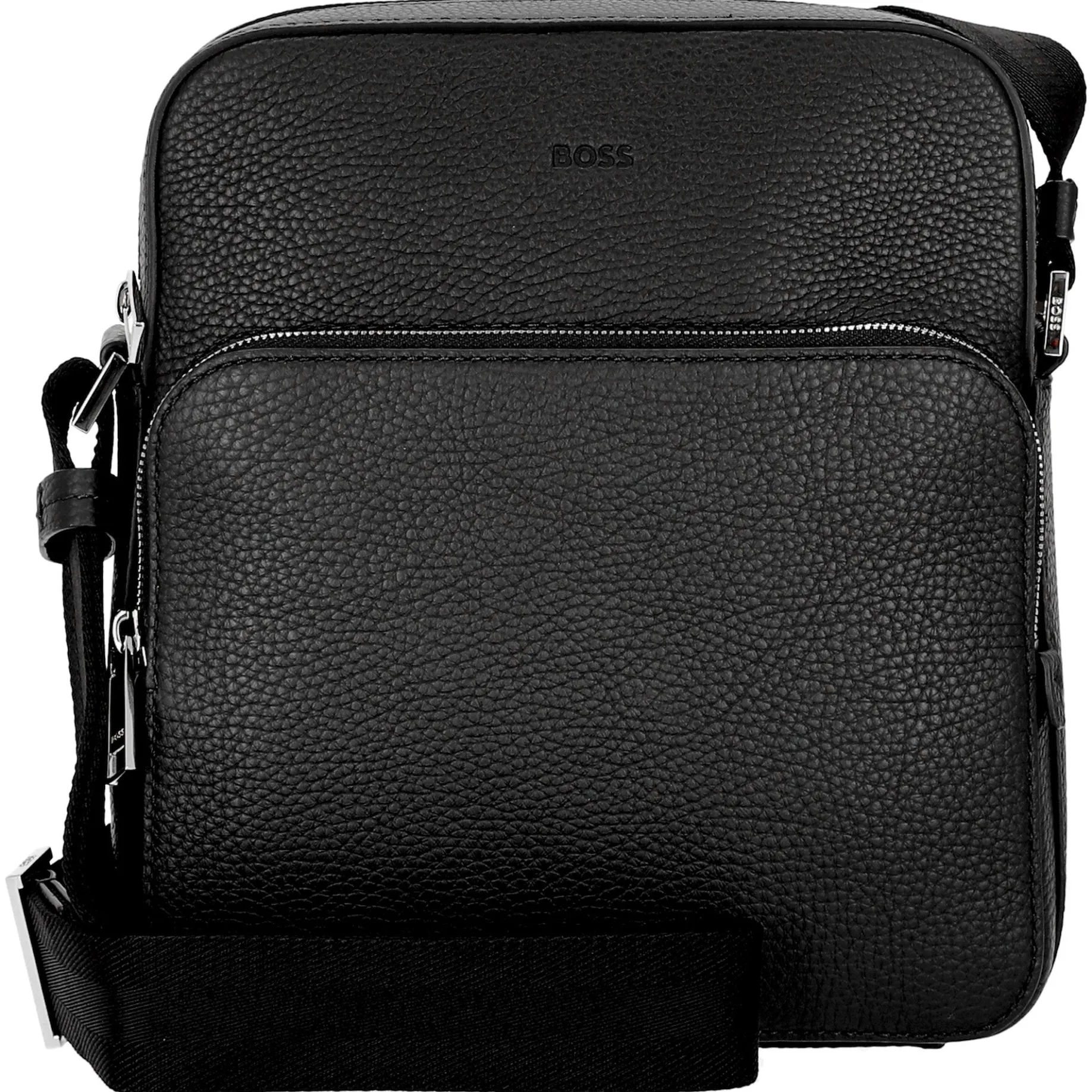 Crosstown - Umhängetasche Leder 26 cm (schwarz)