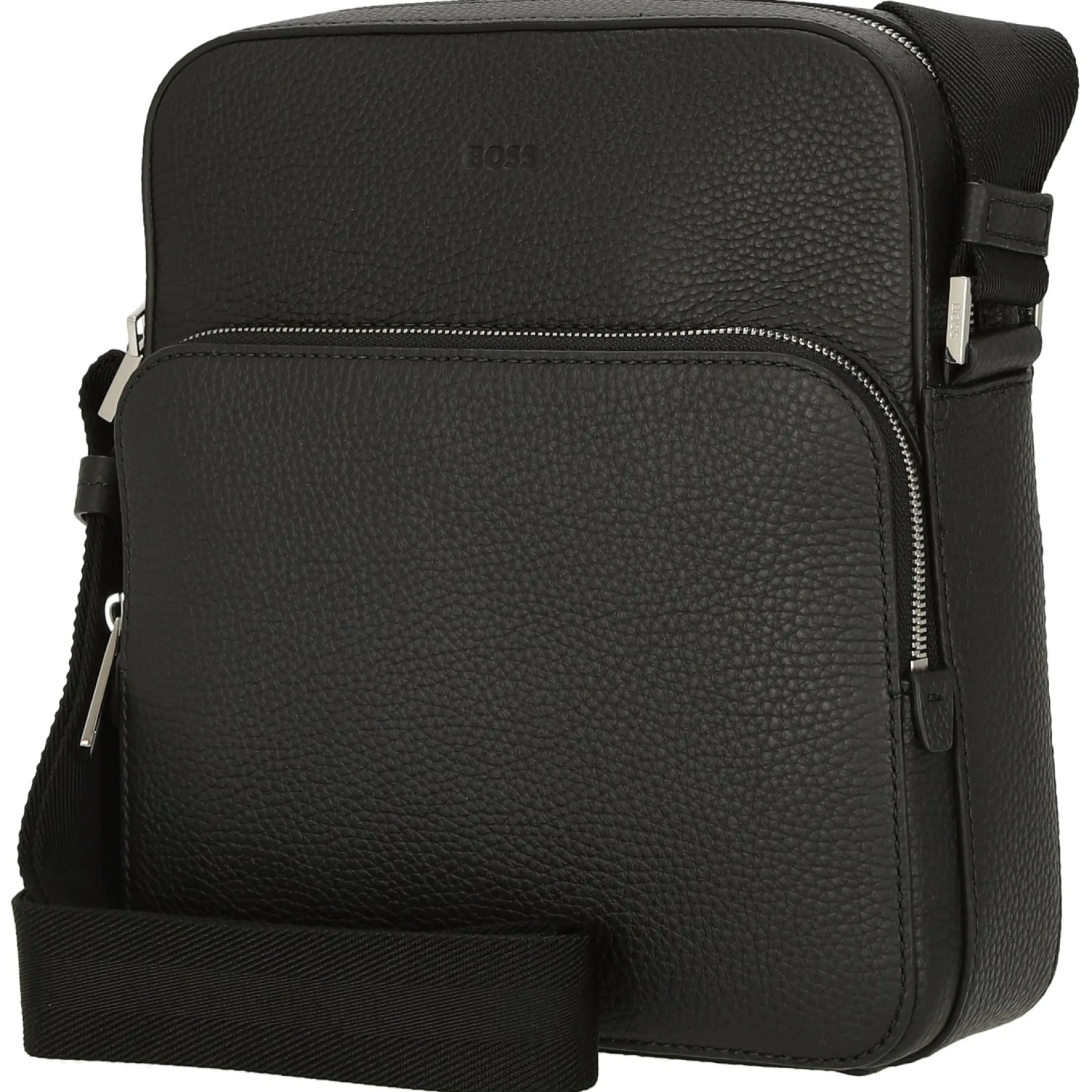 Crosstown - Umhängetasche Leder 26 cm (schwarz)