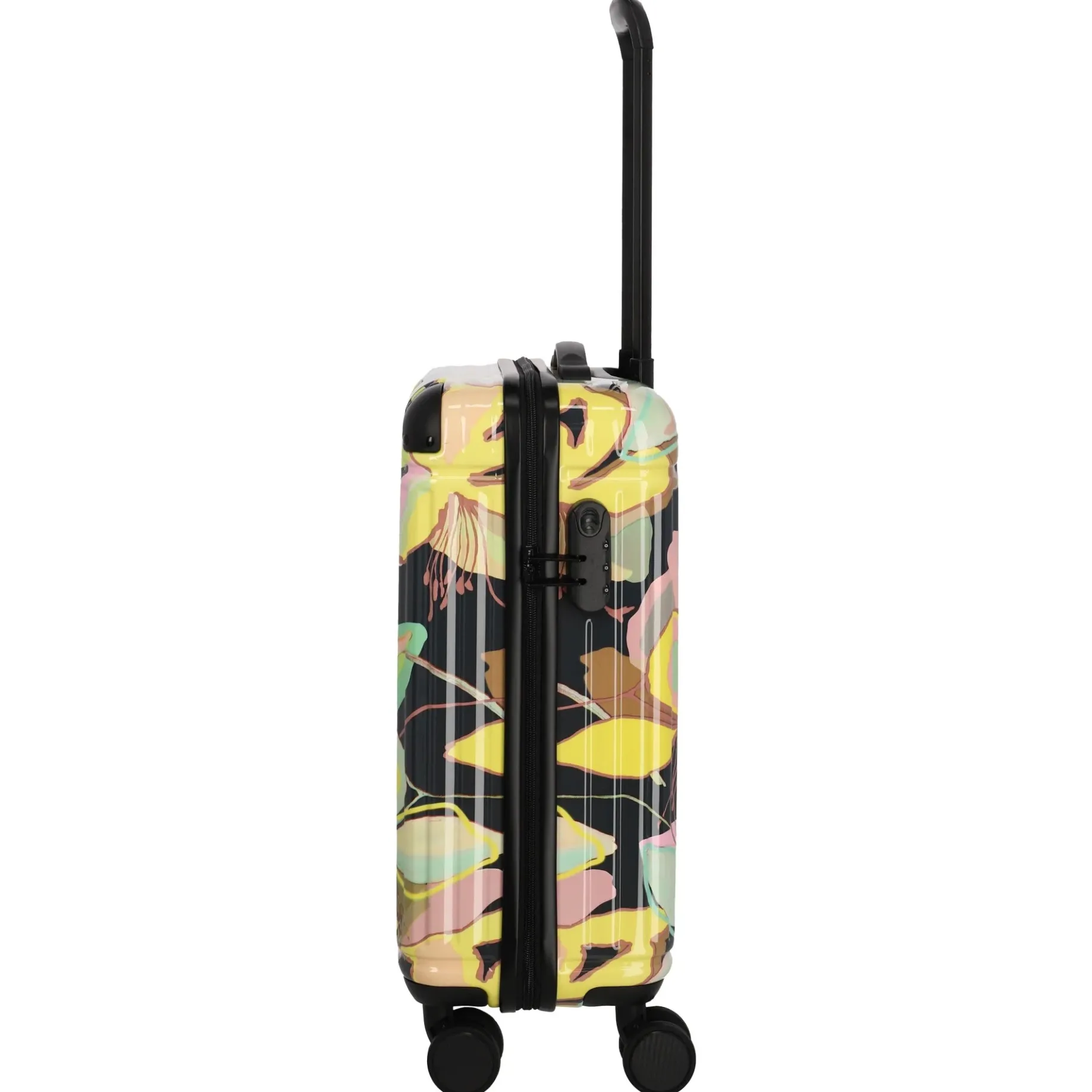 Cruise - 4-Rollen-Kabinentrolley S 55 cm (gelbe orchidee)