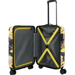 Cruise - 4-Rollen-Kabinentrolley S 55 cm (gelbe orchidee)