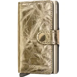 Crunch Miniwallet - Geldbörse RFID 6.5 cm (crunch gold)
