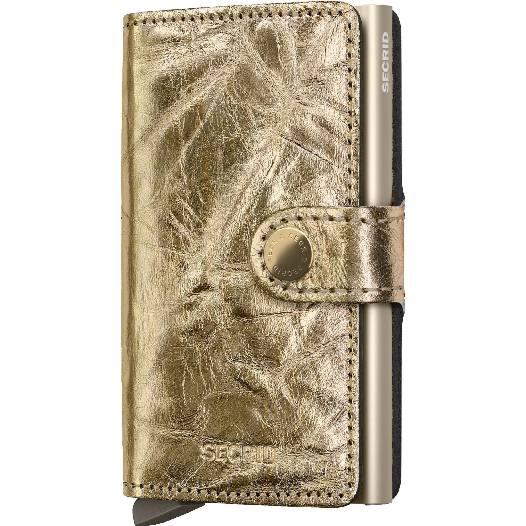 Crunch Miniwallet - Geldbörse RFID 6.5 cm (crunch gold)