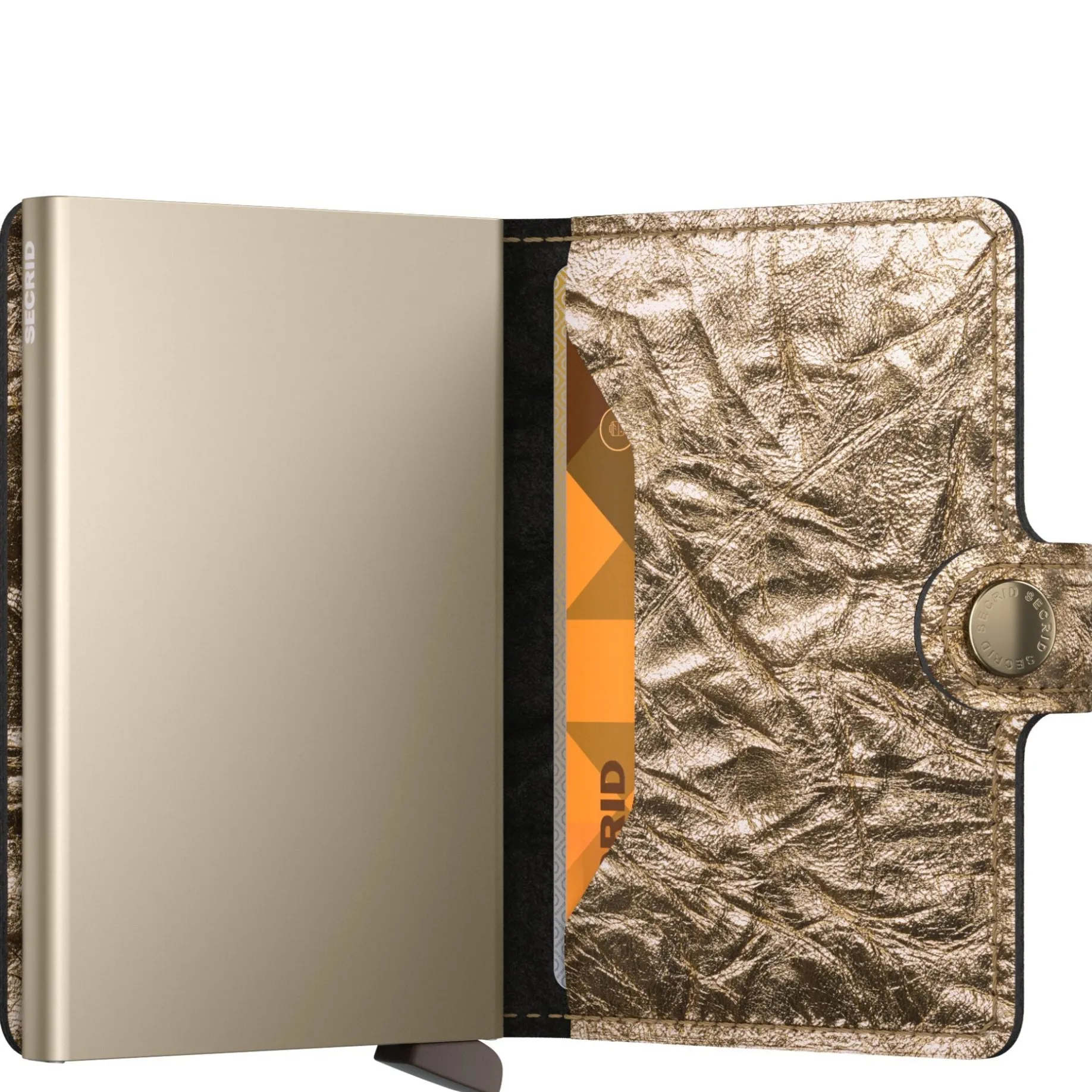 Crunch Miniwallet - Geldbörse RFID 6.5 cm (crunch gold)