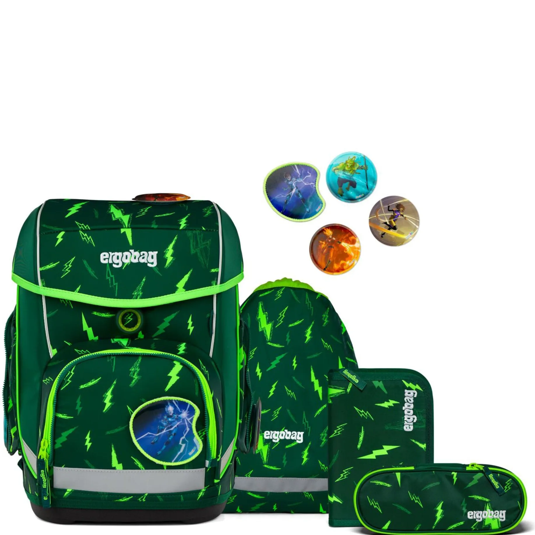 Cubo "Lumi" - Schulranzen Set 5tlg. Modell 2025 (Bärtastisch)