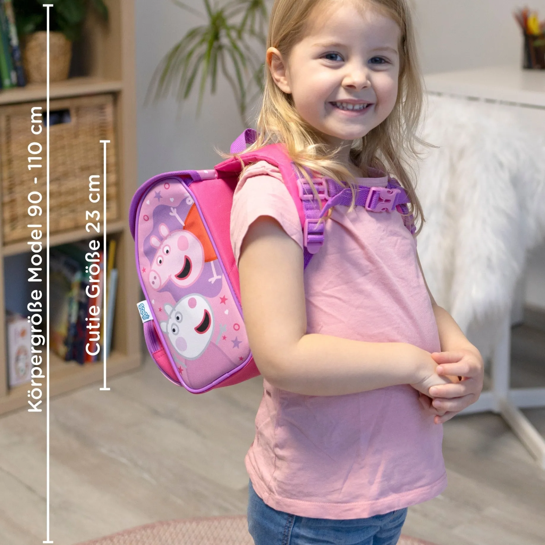 CUTIE - Kindergartenrucksack 23 cm (Peppa Pig)