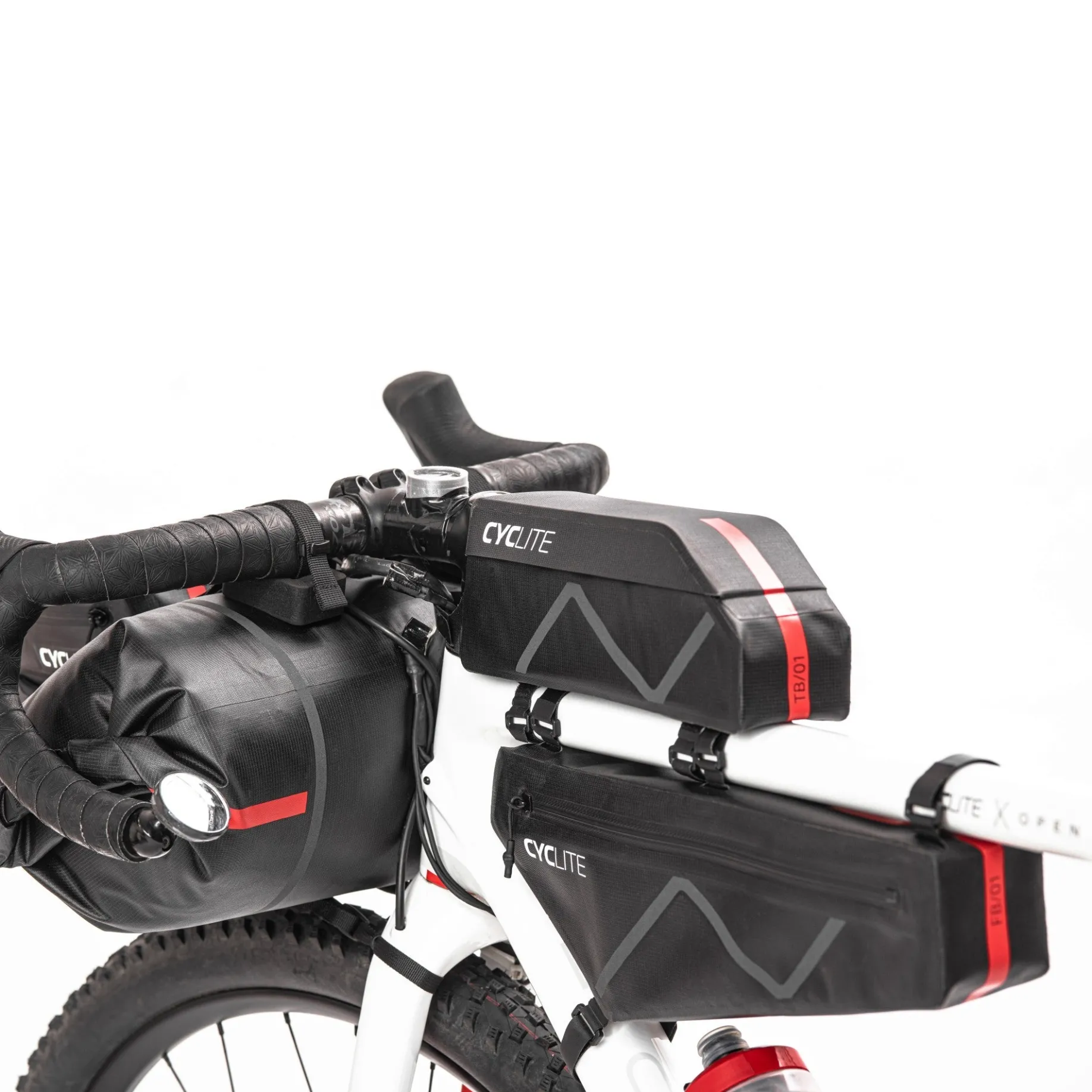 CYCLITE Frame Bag 2.8 - Rahmentasche (Bikepacking) 38 cm (black)