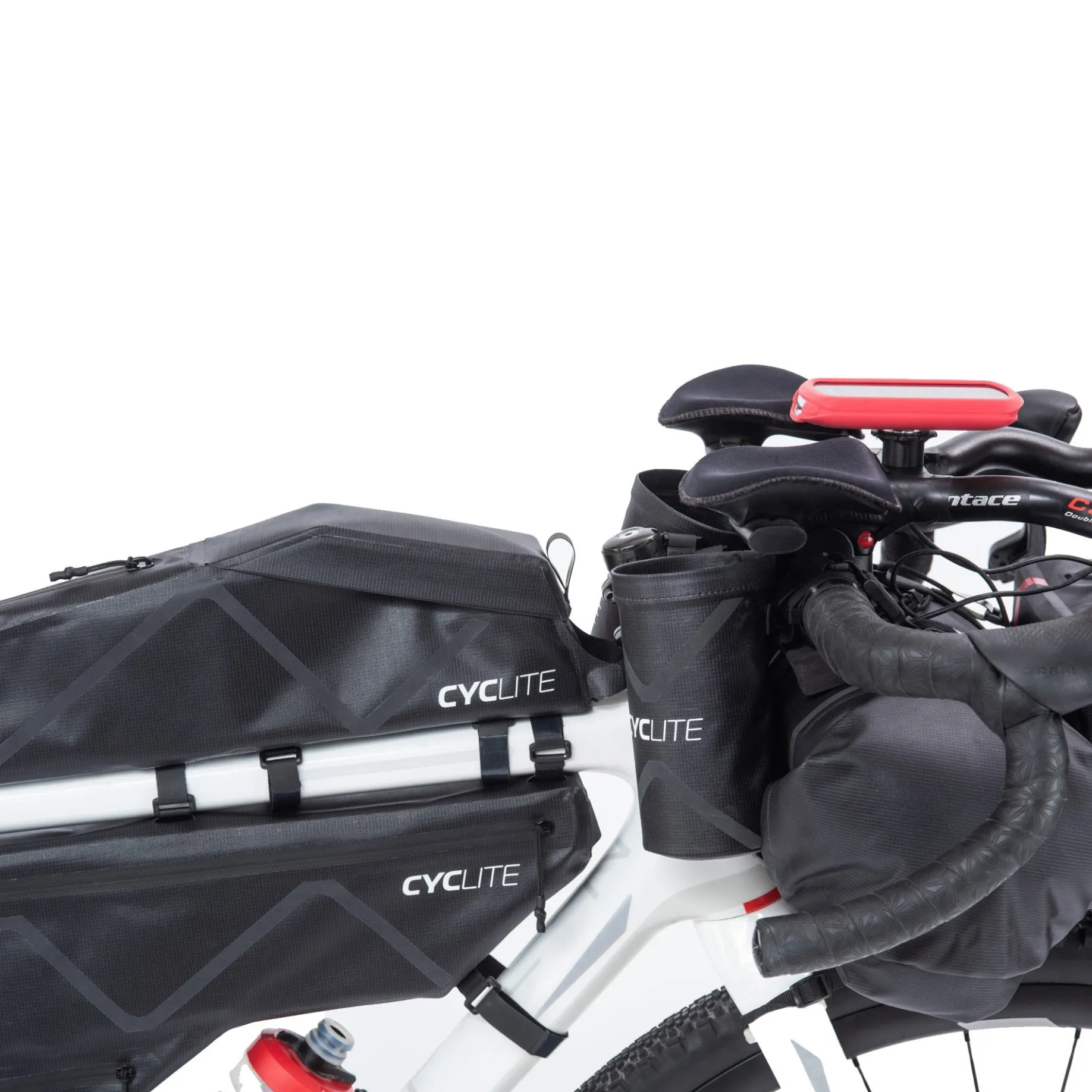 CYCLITE Frame Bag Large 3.6 - Rahmentasche (Bikepacking) 44 cm (black)