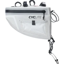 CYCLITE Handle Bar Aero Bag 4.9 - Lenkertasche (Bikepacking) 23 cm (light grey)