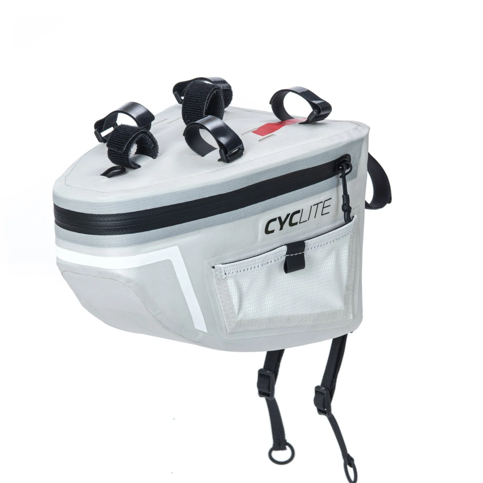 CYCLITE Handle Bar Aero Bag 4.9 - Lenkertasche (Bikepacking) 23 cm (light grey)